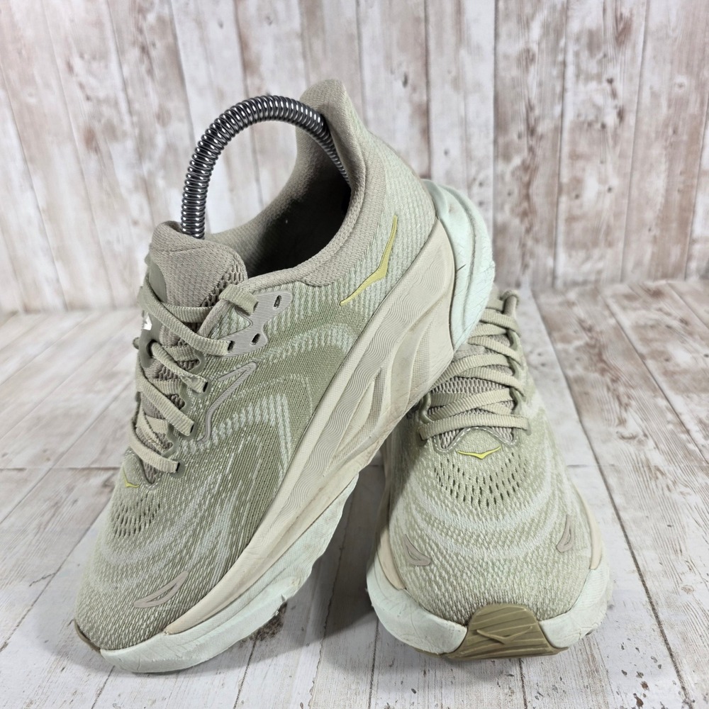 Hoka Arahi 8 Womens 6.5B Oat Milk Silver Sky Running Shoes 1168691-ORF Stability - Picture 5 of 8